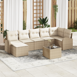 8-teiliges Garten-Sofa-Set...