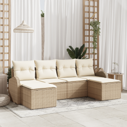 6-teiliges Garten Sofa Set...