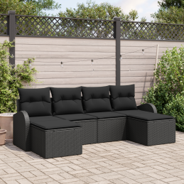 6-teiliges Garten-Sofa-Set...