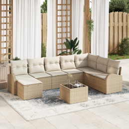 9-teiliges Garten-Sofa-Set...
