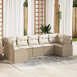 7-teiliges Garten Sofa Set...