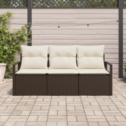 3-teiliges Garten-Sofaset...