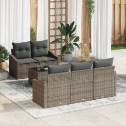 6-teiliges Garten Sofa Set...