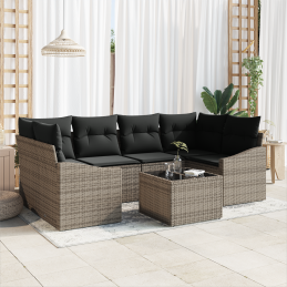 7-teiliges Garten Sofa Set...
