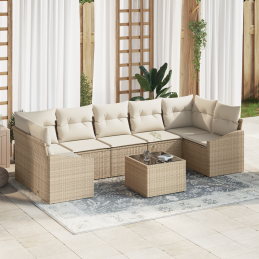 8-teiliges Garten-Sofa-Set...