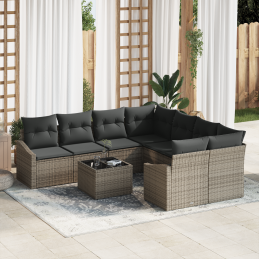 9-teiliges Garten-Sofa-Set...