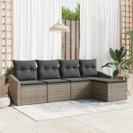 5-teiliges Garten-Sofa-Set...