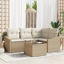 5-teiliges Garten-Sofa-Set...