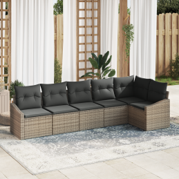 6-teiliges Garten Sofa Set...
