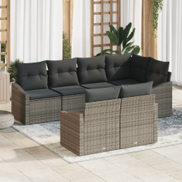 7-teiliges Garten-Sofa-Set...