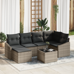 6-teiliges Garten Sofa Set...