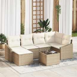 7-teiliges Garten Sofa Set...