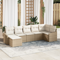 7-teiliges Garten-Sofa-Set...