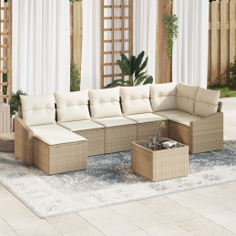 8-teiliges Garten-Sofa-Set...