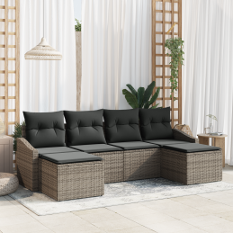 6-teiliges Garten Sofa Set...