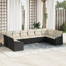 10-teiliges Garten-Sofa-Set...