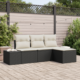 4-teiliges Garten-Sofa-Set...