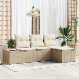 4-teiliges Garten-Sofa Set...