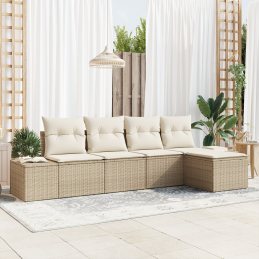 5-teiliges Garten-Sofa-Set...