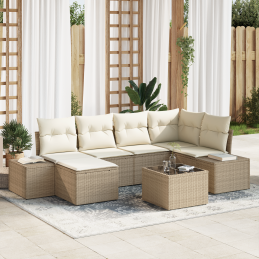 7-teiliges Garten Sofa Set...