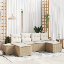 6-teiliges Garten Sofa Set...