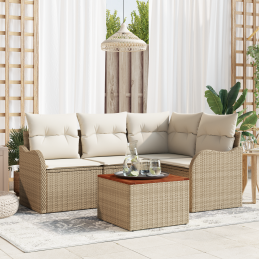 5-teiliges Garten-Sofa-Set...