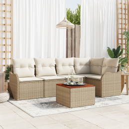 6-teiliges Garten Sofa Set...