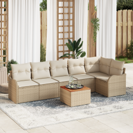 7 teiliges Garten-Sofa-Set...
