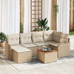 7-teiliges Garten-Sofa-Set...