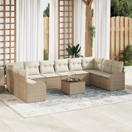 11-teiliges Garten Sofa Set...
