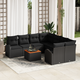 9-teiliges Garten-Sofa-Set...