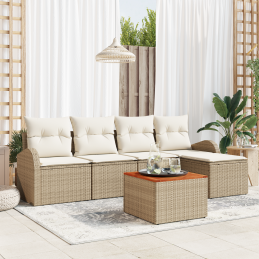 6-teiliges Garten Sofa Set...