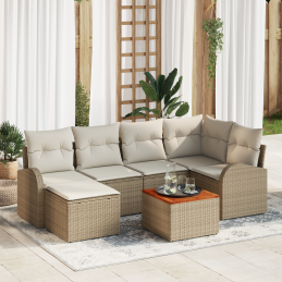 7-teiliges Garten-Sofa-Set...