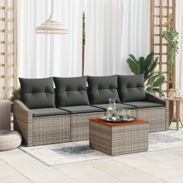 5-teiliges Garten-Sofa-Set...
