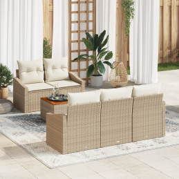 6-teiliges Garten Sofa Set...