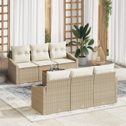 7-teiliges Gartensofa-Set...
