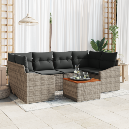 7-teiliges Garten Sofa Set...