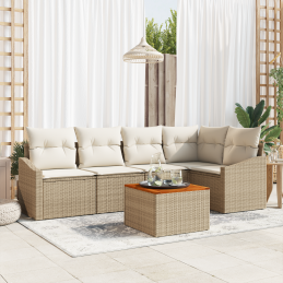 6-teiliges Garten Sofa Set...