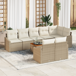 9-teiliges Garten Sofaset...