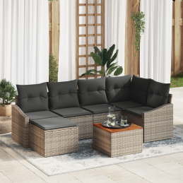 7-teiliges Garten-Sofa-Set...