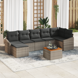 8-teiliges Garten-Sofaset...