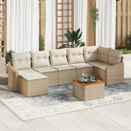 8-teiliges Garten-Sofa-Set...
