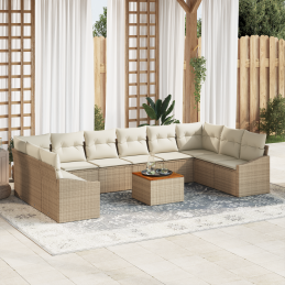 11-teiliges Garten-Sofa-Set...
