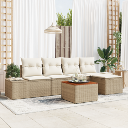 6-teiliges Garten Sofa Set...