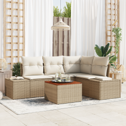 5-teiliges Garten-Sofa-Set...