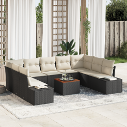 10-teiliges Garten-Sofa-Set...