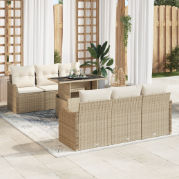 7-teiliges Garten-Sofa-Set...