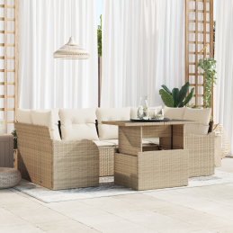 7-teiliges Garten Sofa Set...