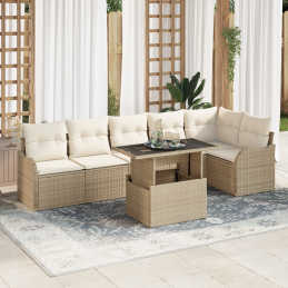 7-teiliges Garten Sofa Set...