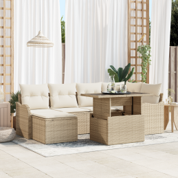 7-teiliges Garten Sofa Set...